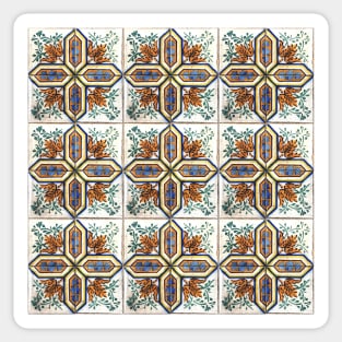 Azulejo #5 — Portuguese tilework Sticker